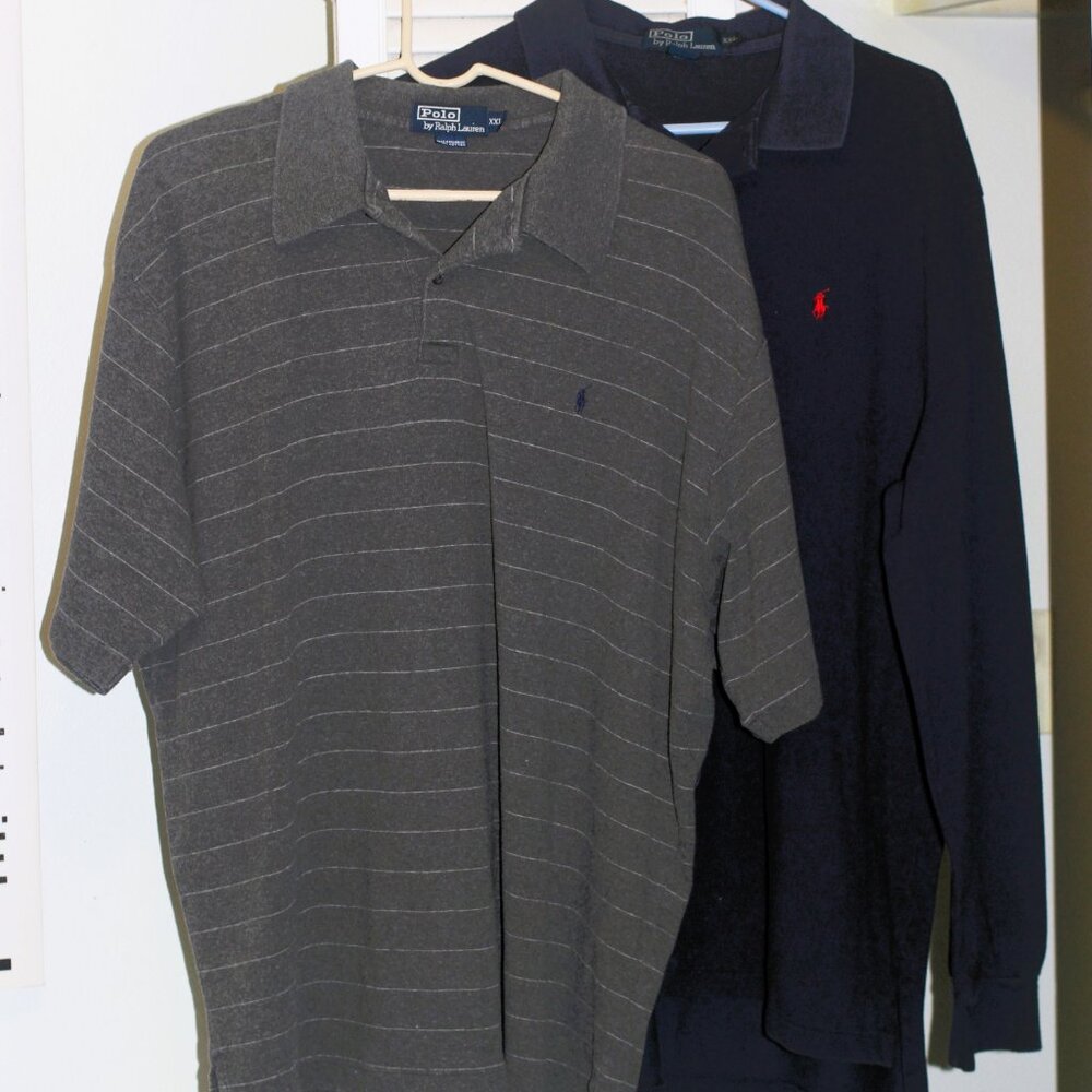 Bundle of TWO (2) POLO by Ralph Lauren Polo Shirts